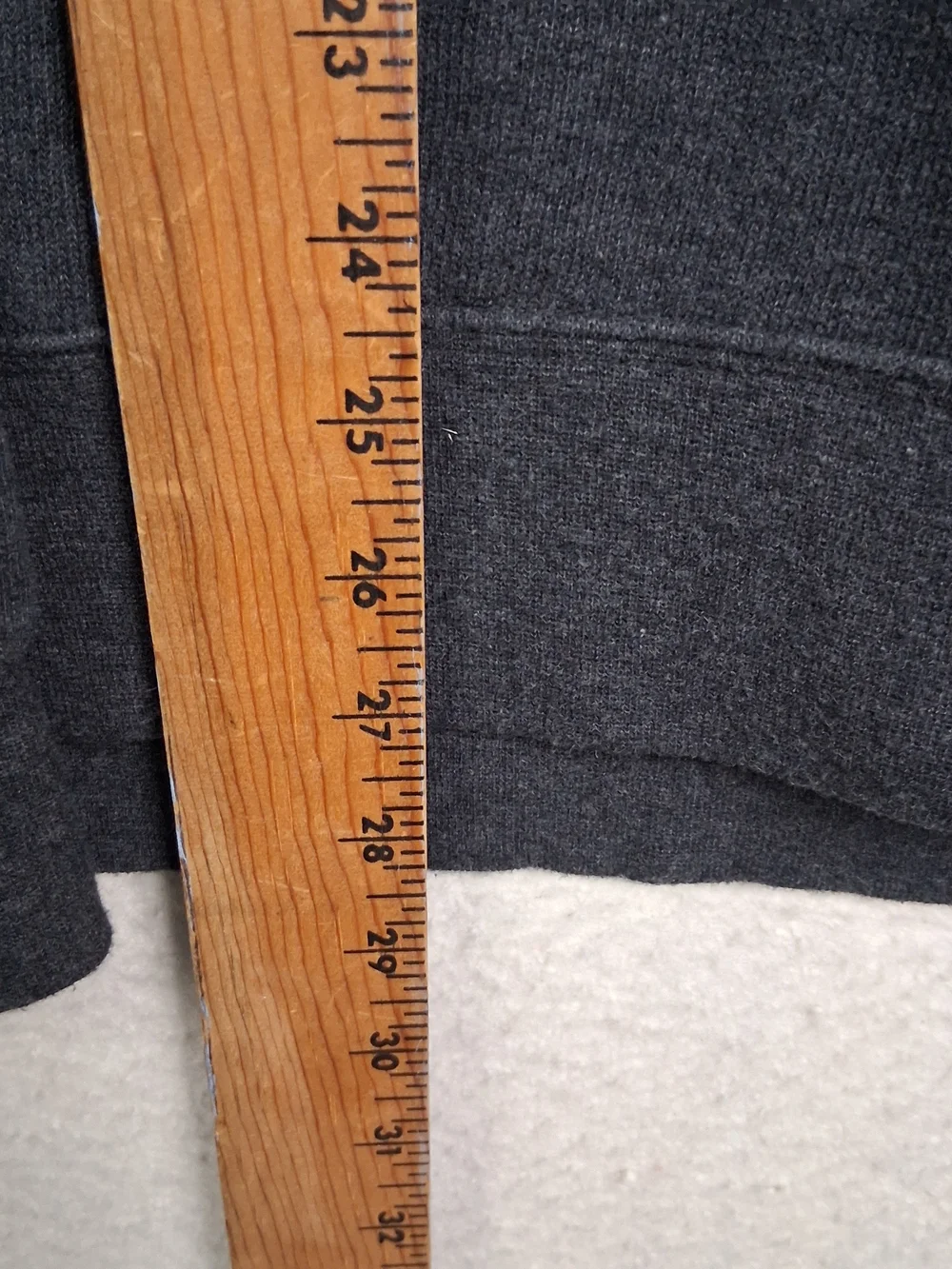 Orvis Men XL Gray Cotton Signature Luxe 1/4 Zip Mock Neck Pullover Knit Sweater